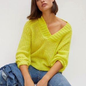 Anthropologie honore ribbed sweater